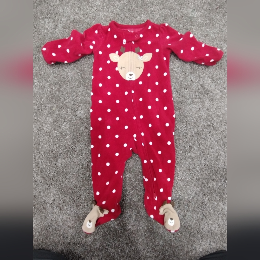 Carter's Child of Mine Fleece PJ's Size 3-6M